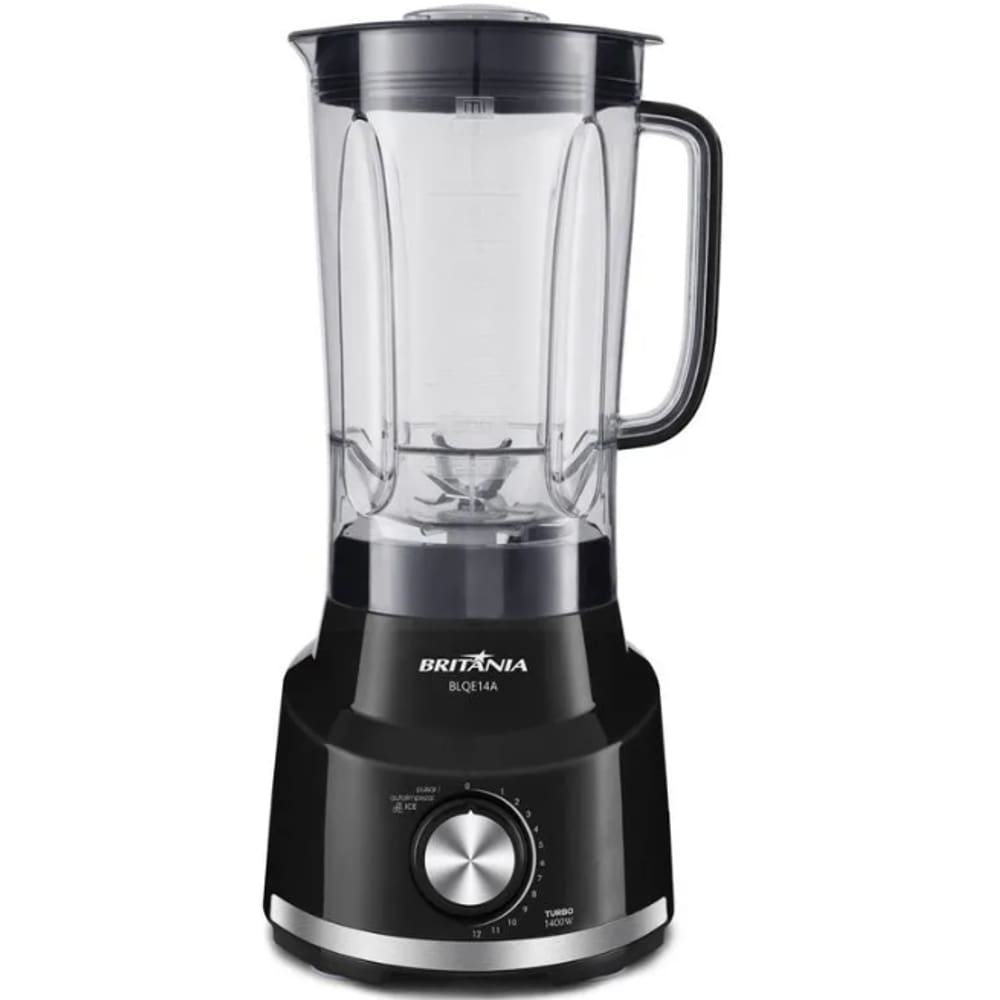 Liquidificador Britania Black Ball 3.2L 1400W 12 velocidades 220V