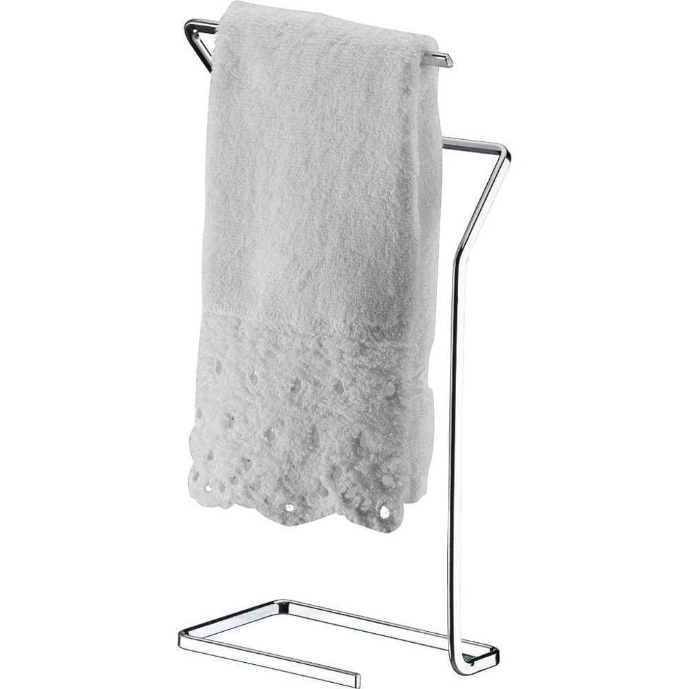 Porta Toalha de Aço Cromado 29cm - Resistente à Corrosão