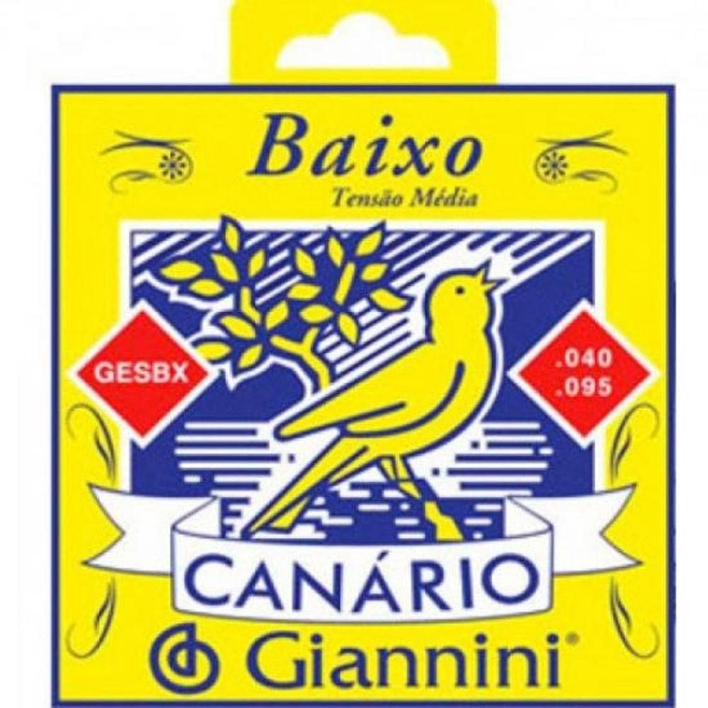 Encordoamento Para Contrabaixo 4 Cordas Gesbx 0.40 Giannini