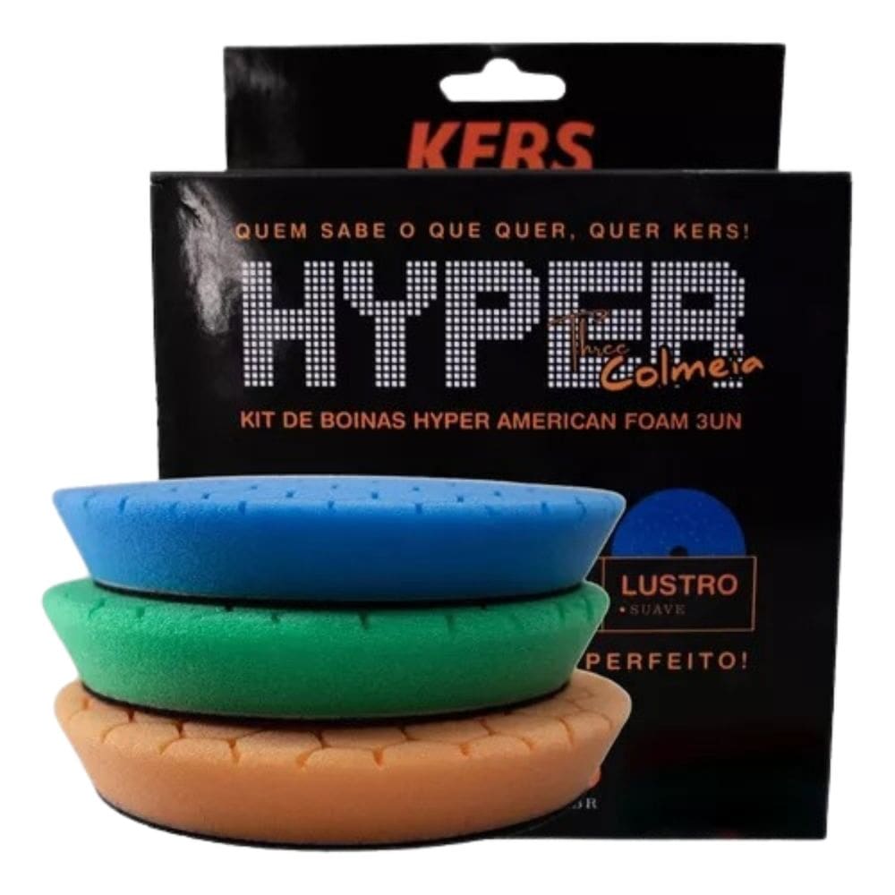 Kit de Boinas Hyper 5" Corte - Refino - Lustro Kers