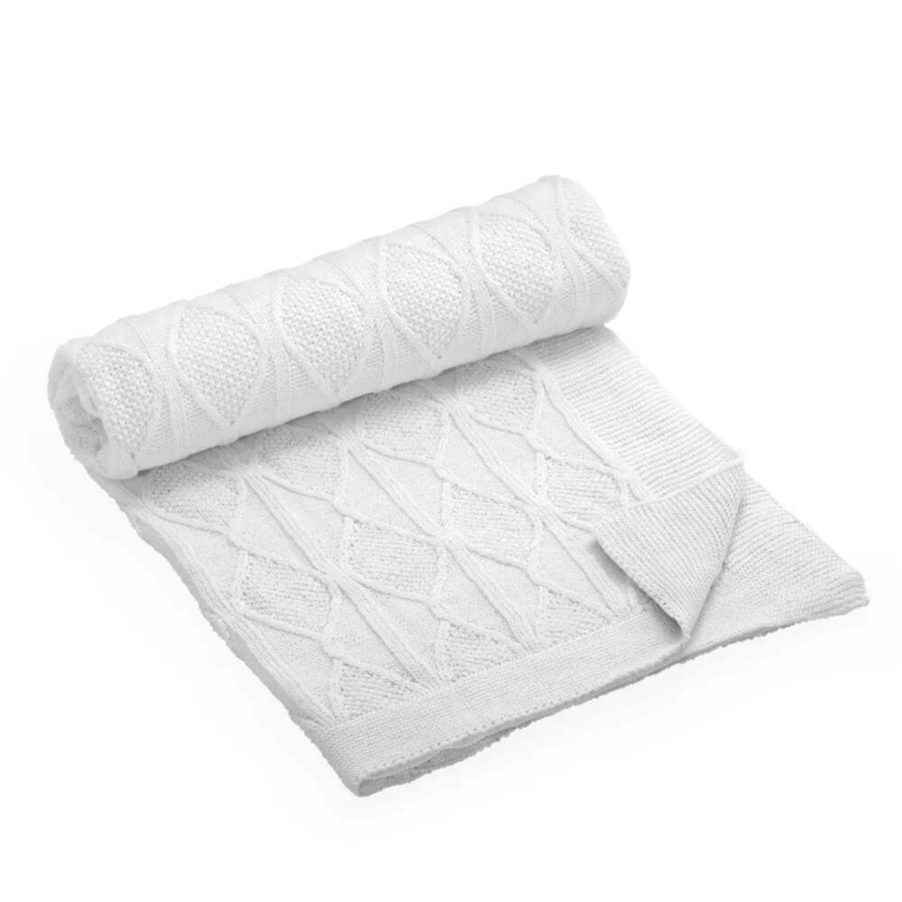 Manta Decorativa Branco 150cm