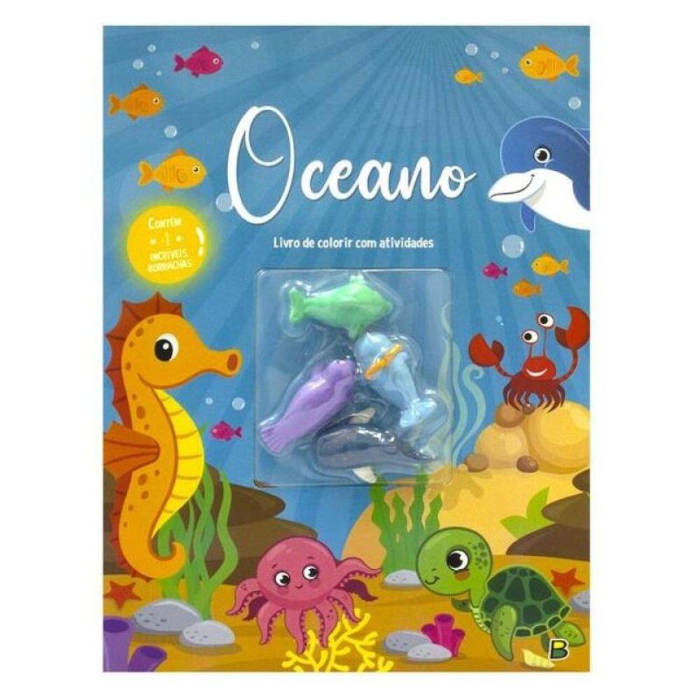 Aventuras Com Borrachas - Colorir & Atividades: Oceano
