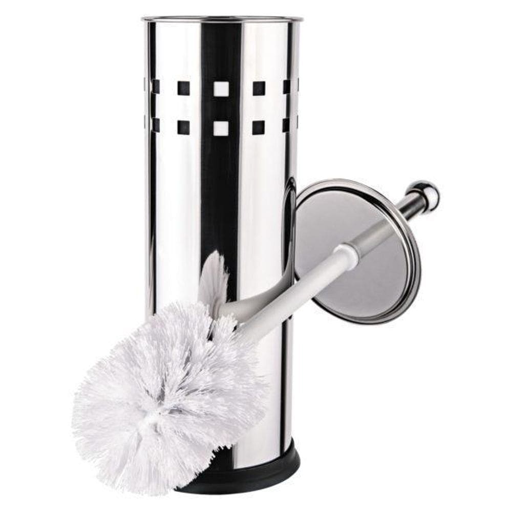 Escoava Sanitária Com Suporte Aço Inox Simples De Usar