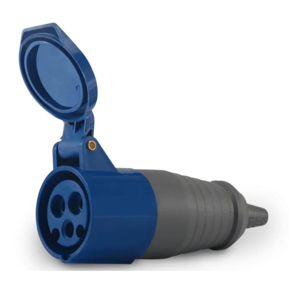 Acoplamento Móvel Soprano 3P+T IP44 9H 16A 220/240Vca Azul