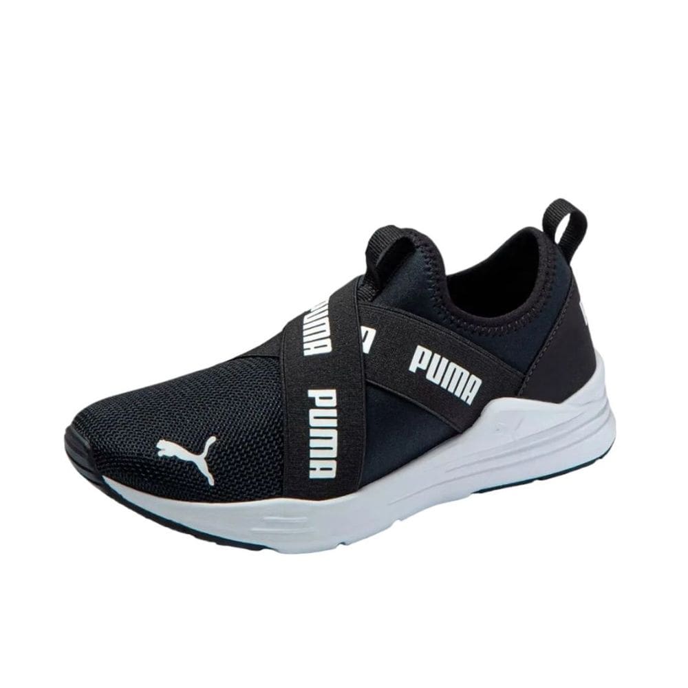 Tênis Juvenil Menino Puma Slip On Sport Conforto Wired Run