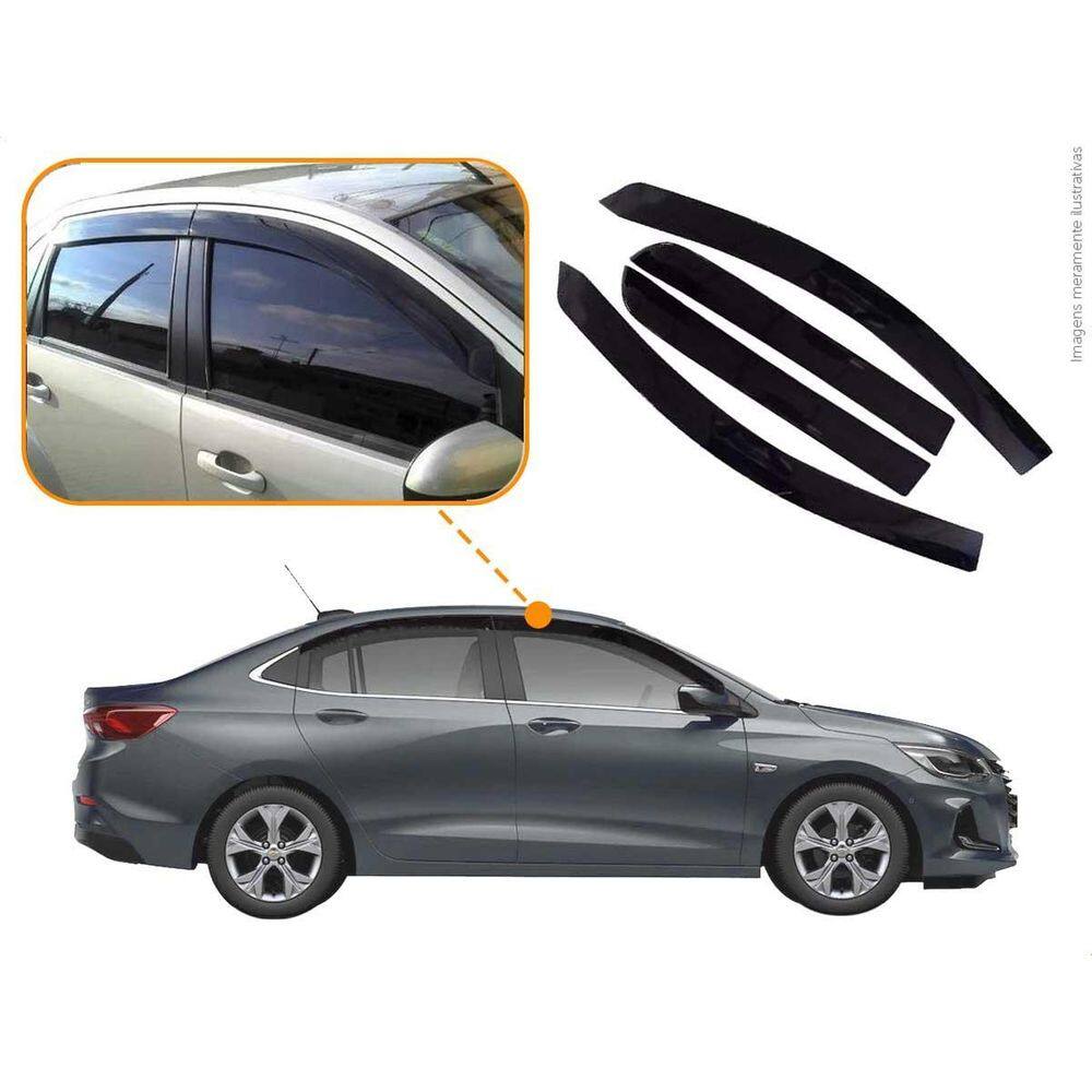 Calha De Chuva Esportiva Onix Sedan 2020 A 2025 4 Portas