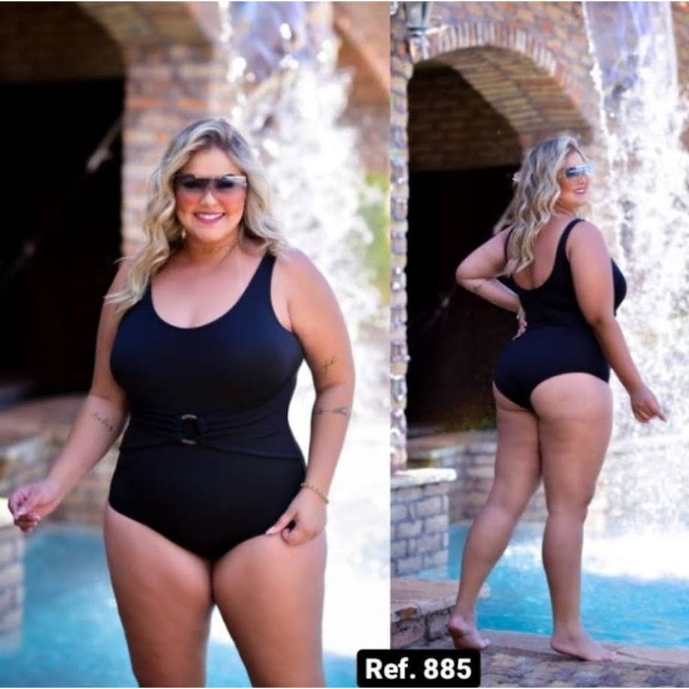 Maiô plus size com bojo