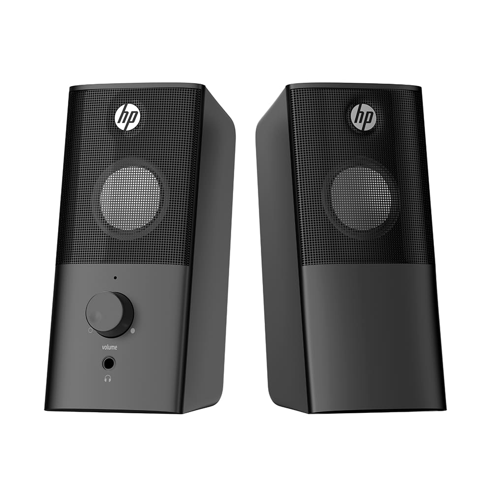 Caixa de som para notebook, Conexão P2+USB, Controle de volume - DHS-2101 Black