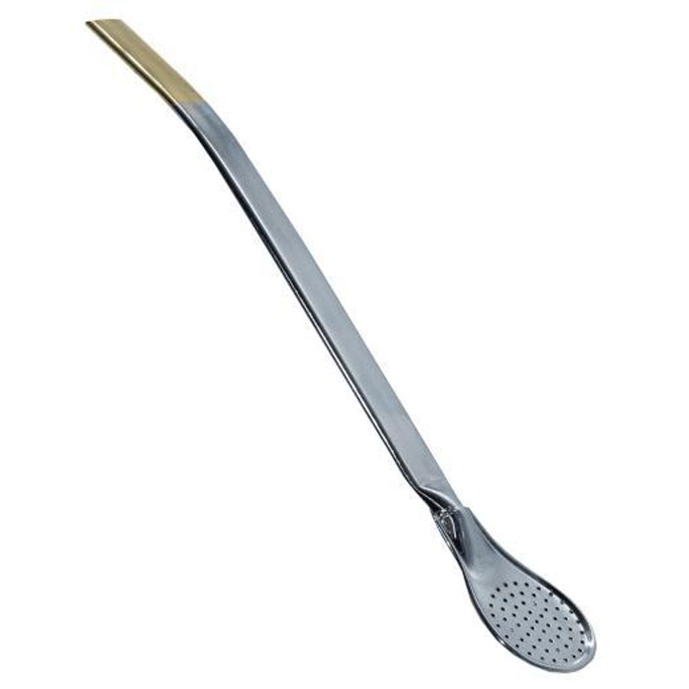 Bomba 100% Aço Inox Achatado Terere Chimarrão Erva Mate 092