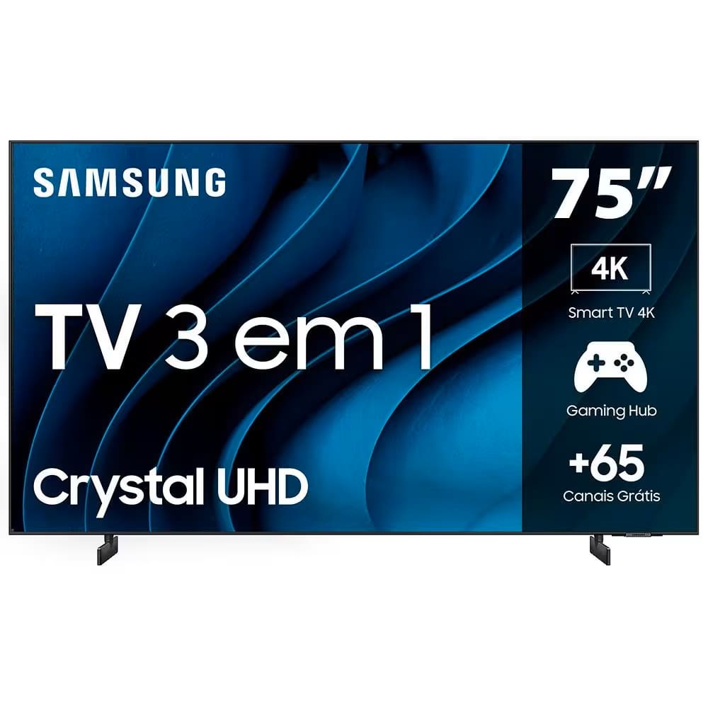 REEMBALADO: Smart TV 75 Crystal 4K Samsung CU8000