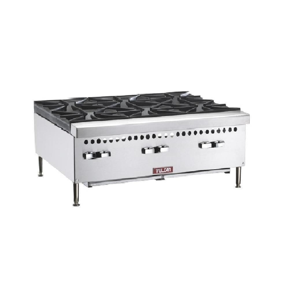 Fogão De Bancada 6 Bocas À Gás Hotplate VCRH-36 Hobart Vulcan