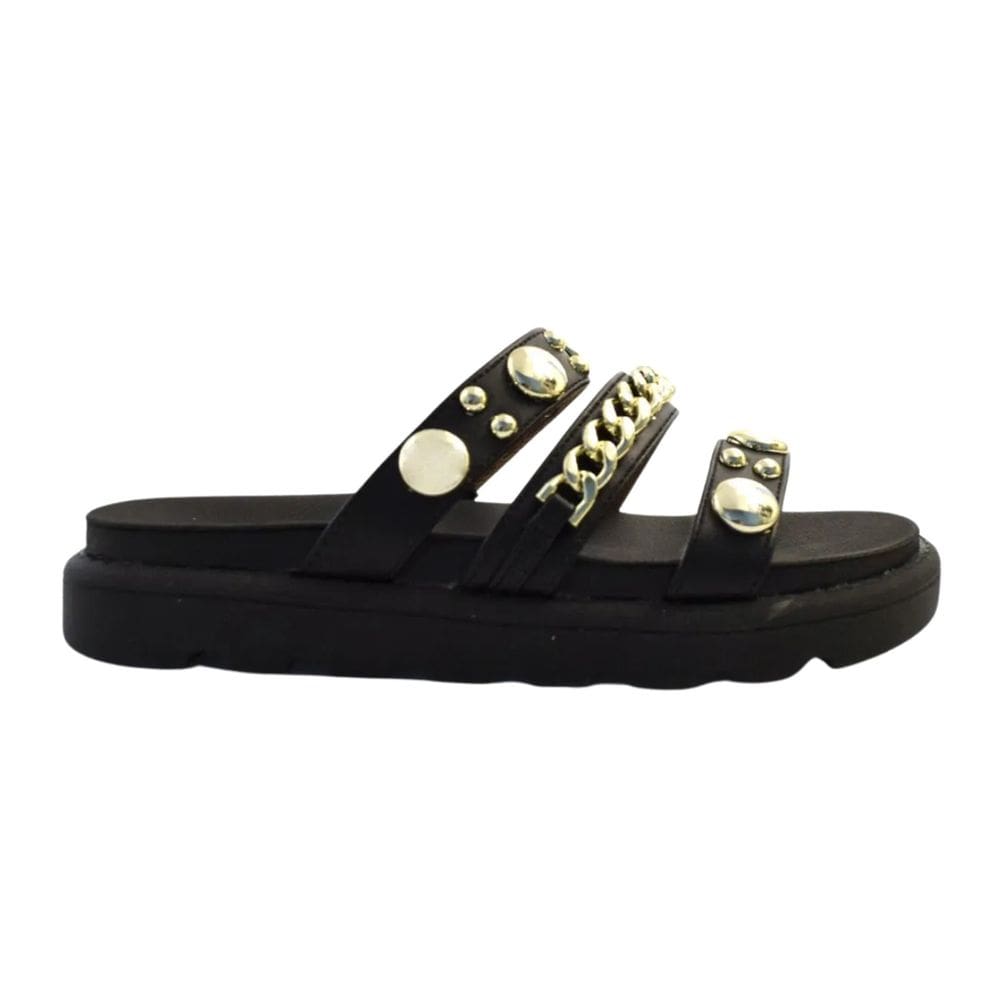 Sandália Papete Vizzano Feminina Tratorada