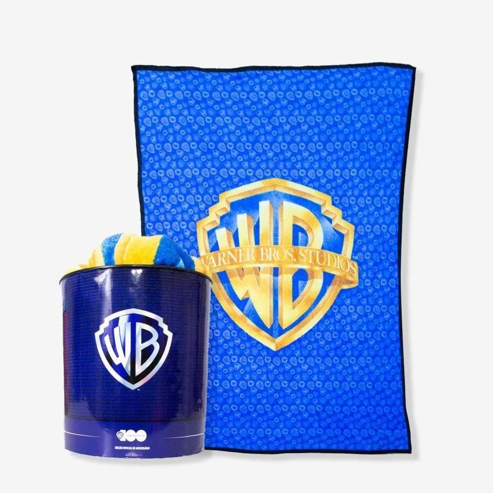 Kit Manta Com Balde Warner 100 Anos