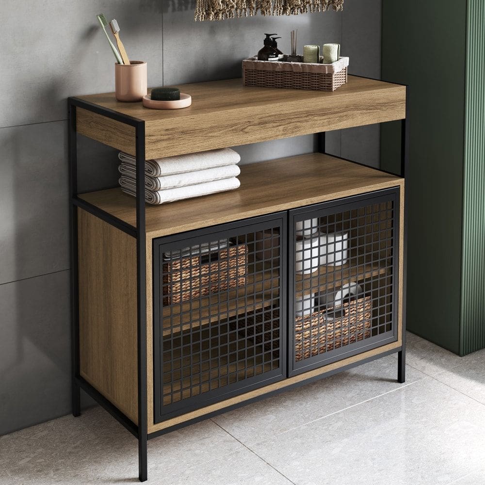 Armario Gabinete Industrial Banheiro P1038 Mell PP Milani Store