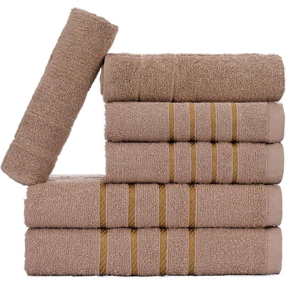 Jogo De Toalha Montreal Banhão + Rosto + Tapete Piso Luxuoso 100% Algodão Camurça