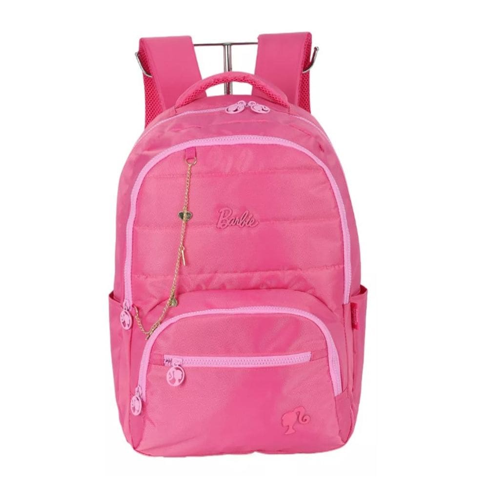 Mochila de Costas Barbie Porta Notebook Pink - Luxcel