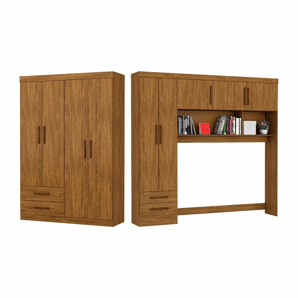 Guarda-Roupa Casal Modulado Hercules 9 Portas 4 Gavetas