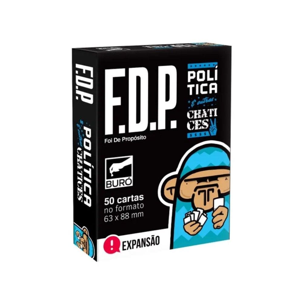 FDP Temático: Política e Outras Chatices Expansão de Jogo de Cartas Buro