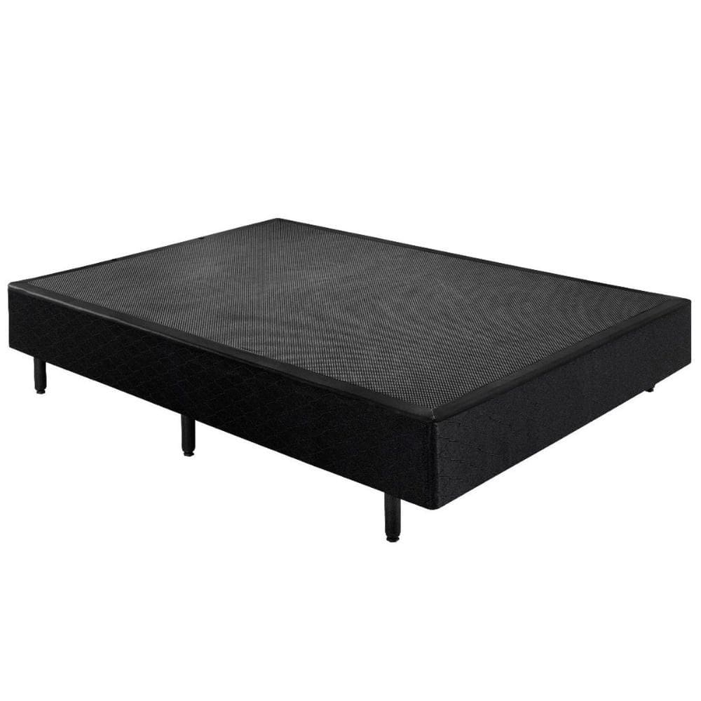 Cama Box Base Universal Casal Preta (138x188x25) - Plumatex