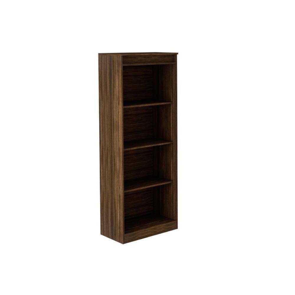 Estante Livreiro Solteiro ME4150 c/ 3 Prateleiras Nogal - Tecno Mobili