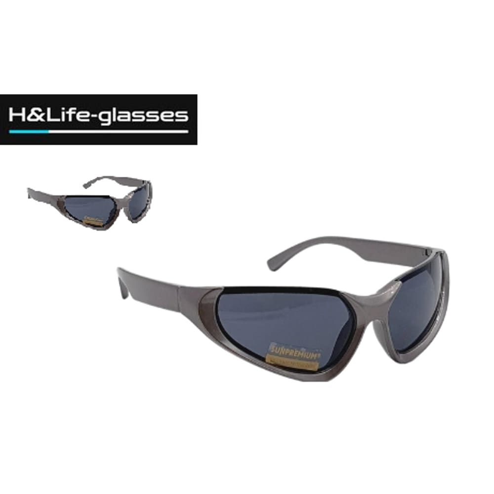 Óculos Solar H1035 Moderno Proteção Uv400 - Grafite- Marca H&Life
