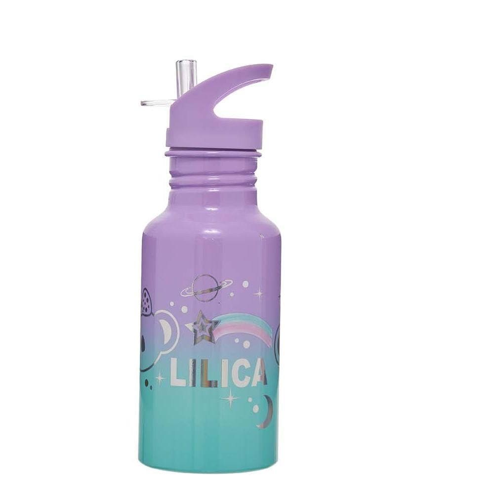 Garrafa de Alumínio Pacific Lilica Ripilica Make a Wish Roxo