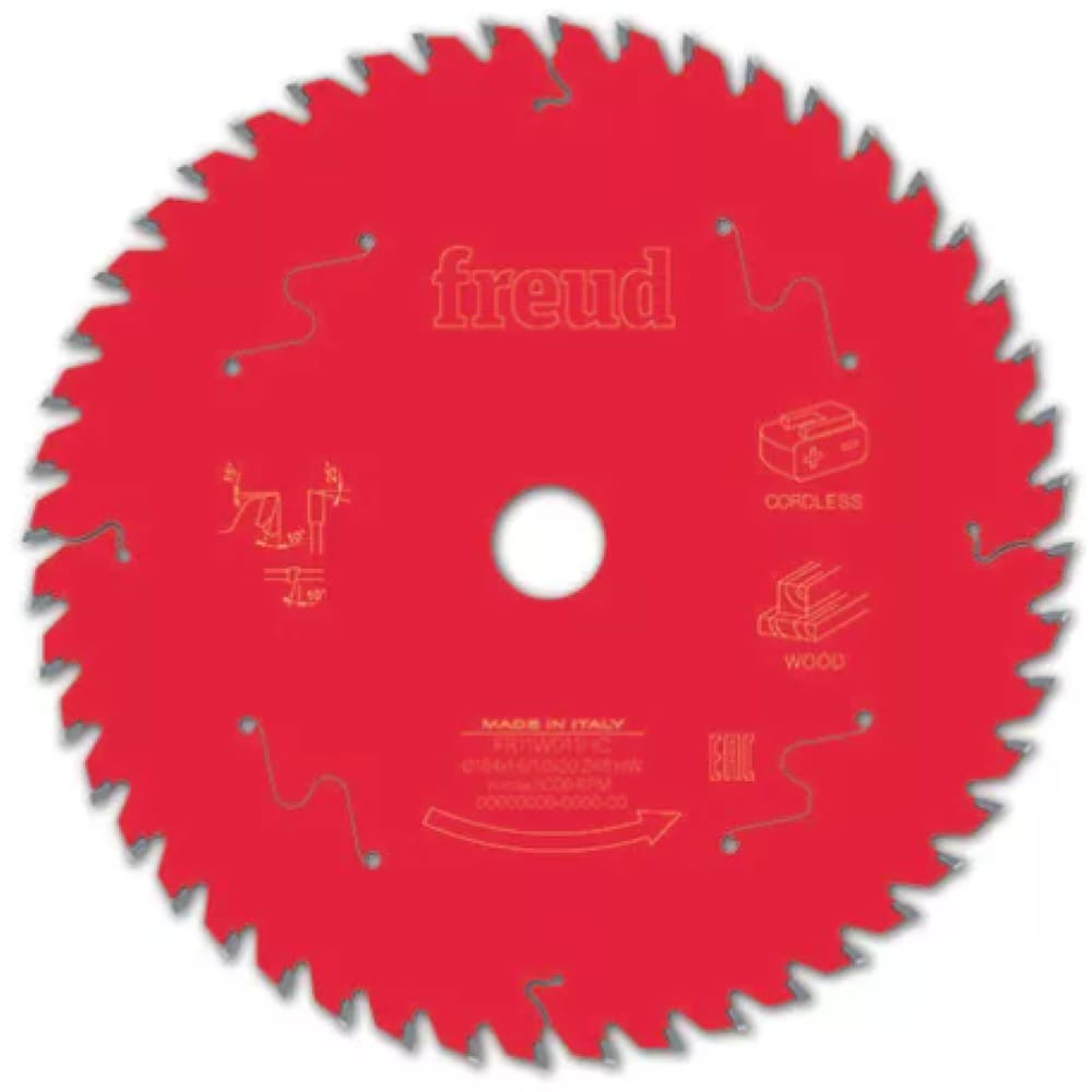 Disco De Serra Circular 184mm Para Madeira FREUD FR11W011HC