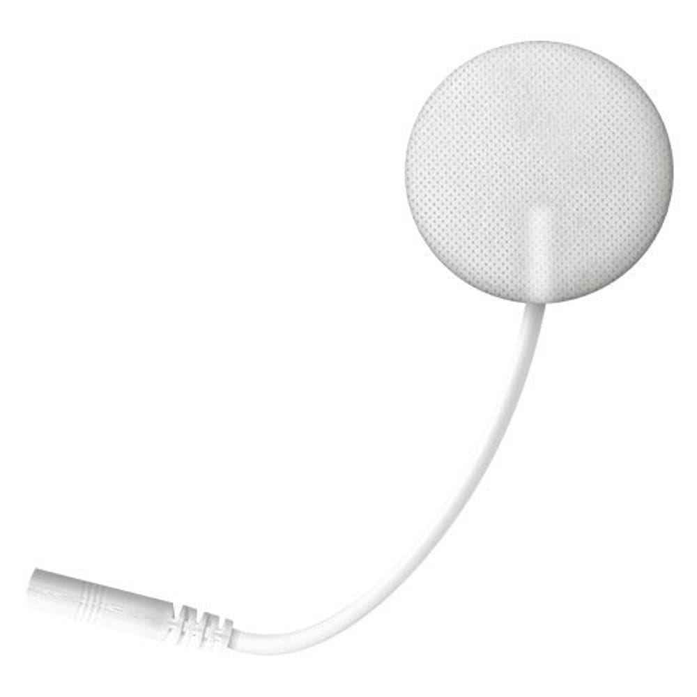 Eletrodos Extraorais Pró-Fono (EEPFs) - Uso Geral Redondo (2,0cm de diâmetro) (duas unidades) - Autoadesivos e com Cabo Acoplado