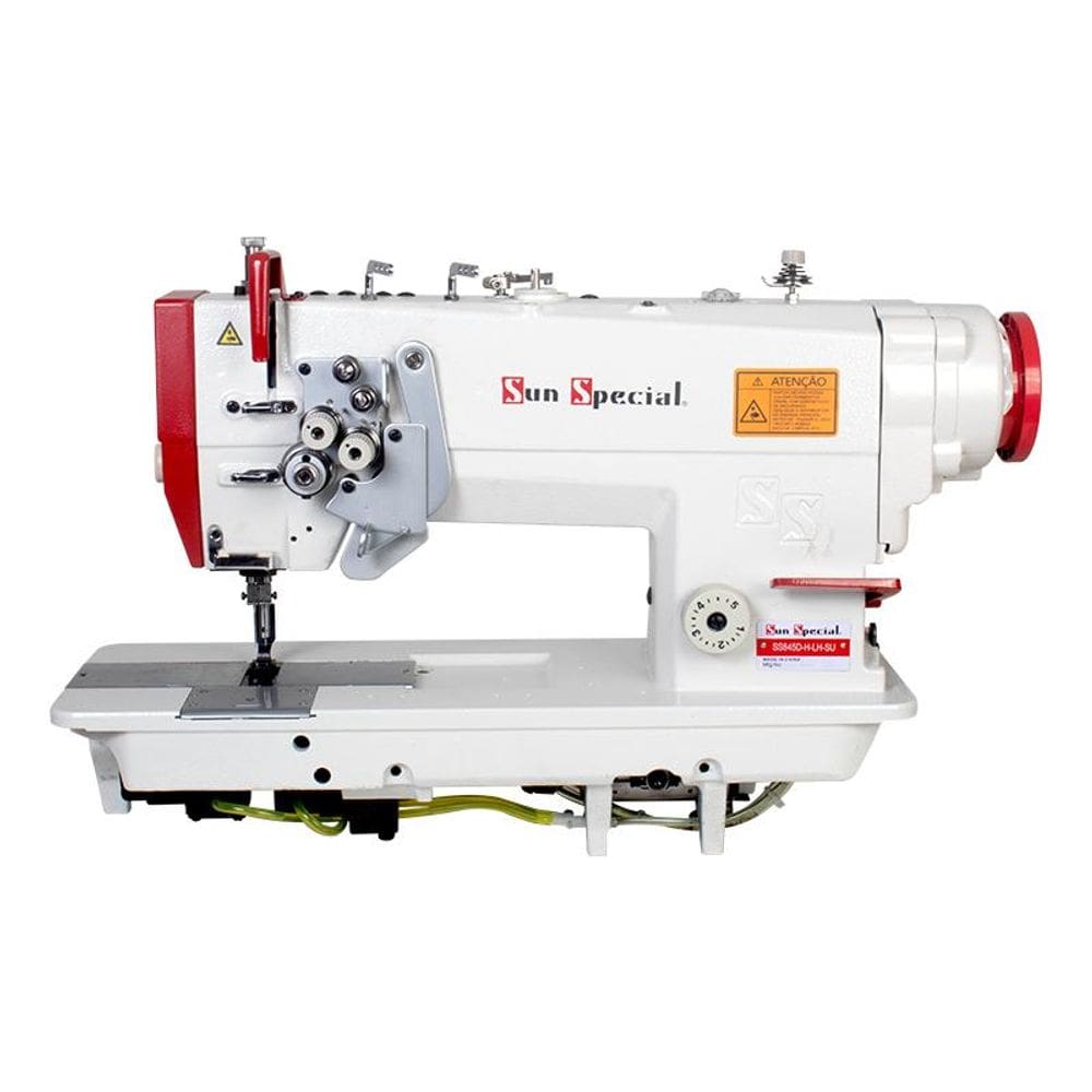 Máquina Costura Industrial Pespontadeira Alternada SS845D-H-LH-SU 220V - Sun Special