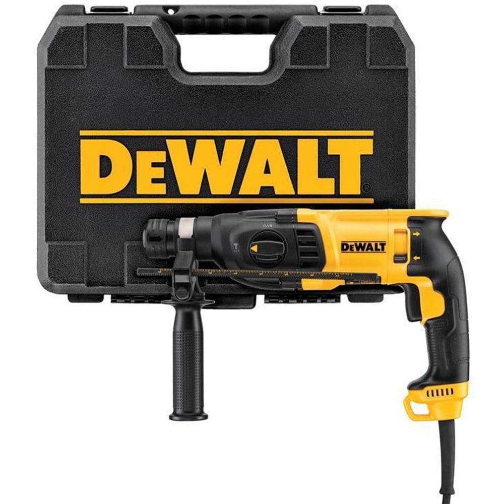 Martelete Rompedor Perfurador DeWalt Industrial D25133KB2, SDS Plus, 800 Watts, com Maleta
