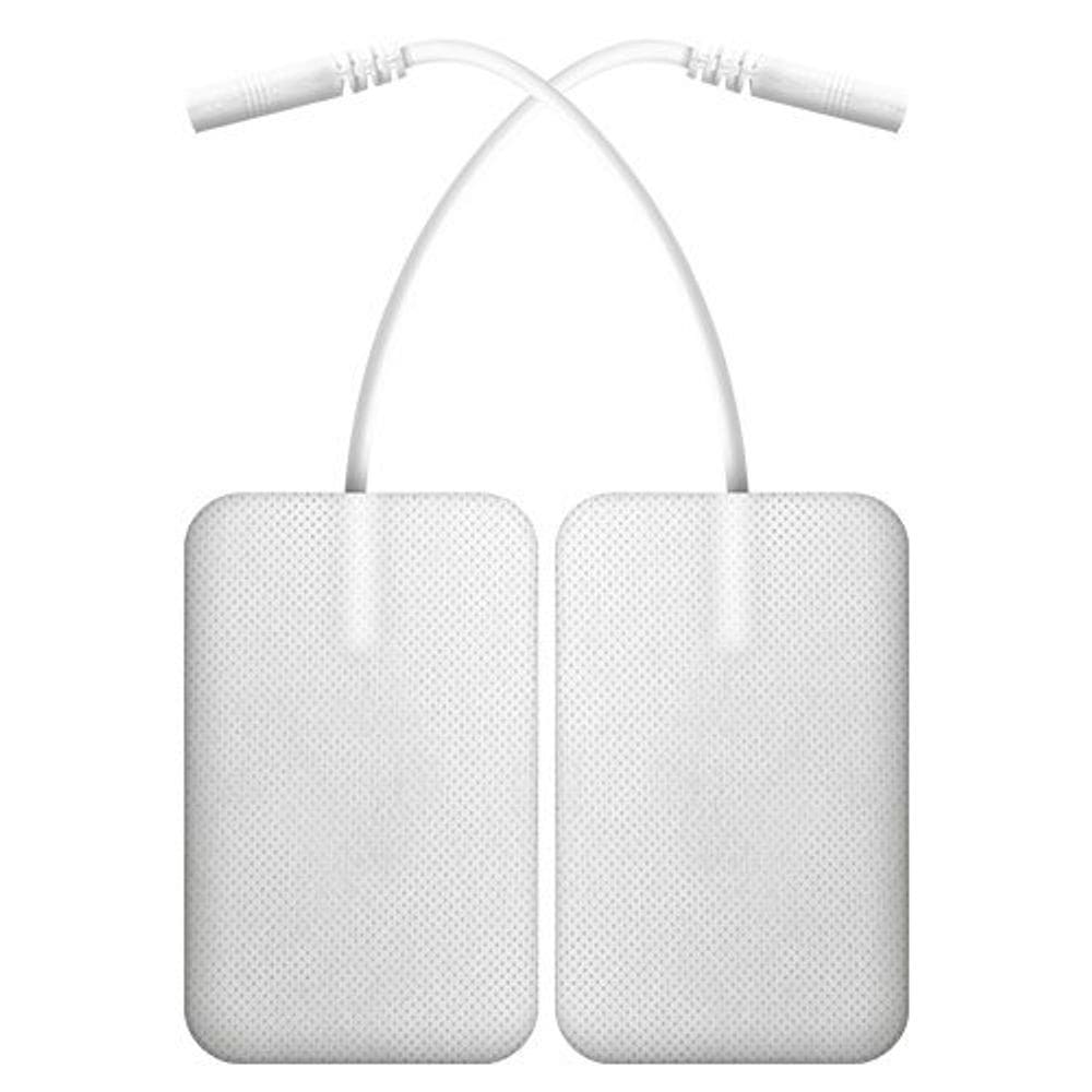Eletrodos Extraorais Pró-Fono (EEPFs) - Uso Geral Retangular (3cm – L x 5cm – A) (duas unidades) - Autoadesivos e com Cabo Acoplado