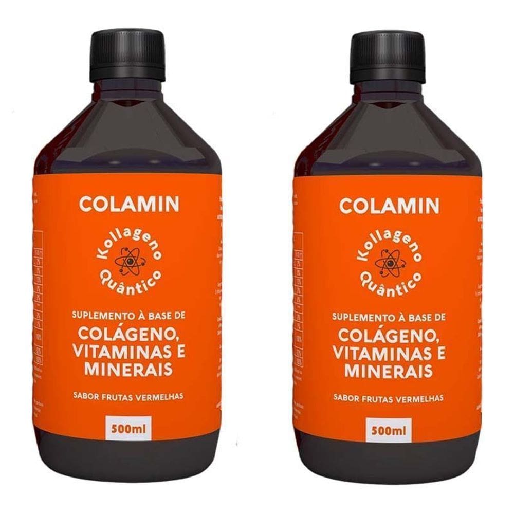 KIT 2 Colamin Colágeno Fisioquântic 500ml