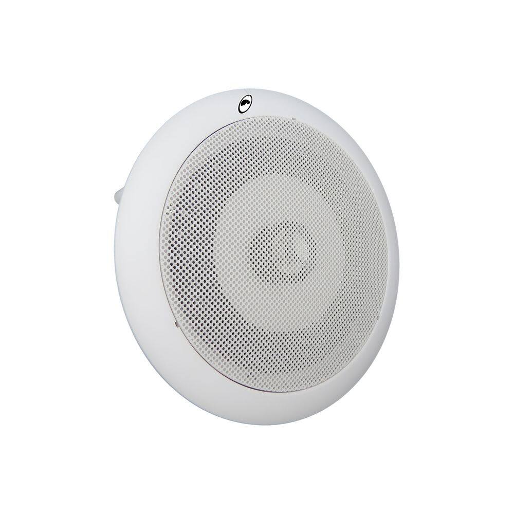 Arandela de Teto Plastico Redonda Fiamon com Alto Falante 6" 50W RMS 8 Ohms