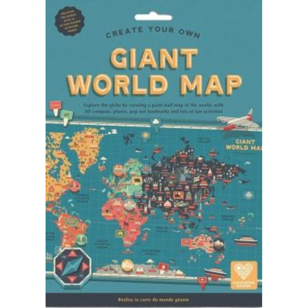 Create Your Own Giant World Map