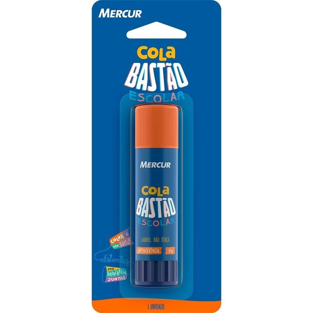 Cola Bastão Mercur Berco 10g - Embalagem com 10 Unidades