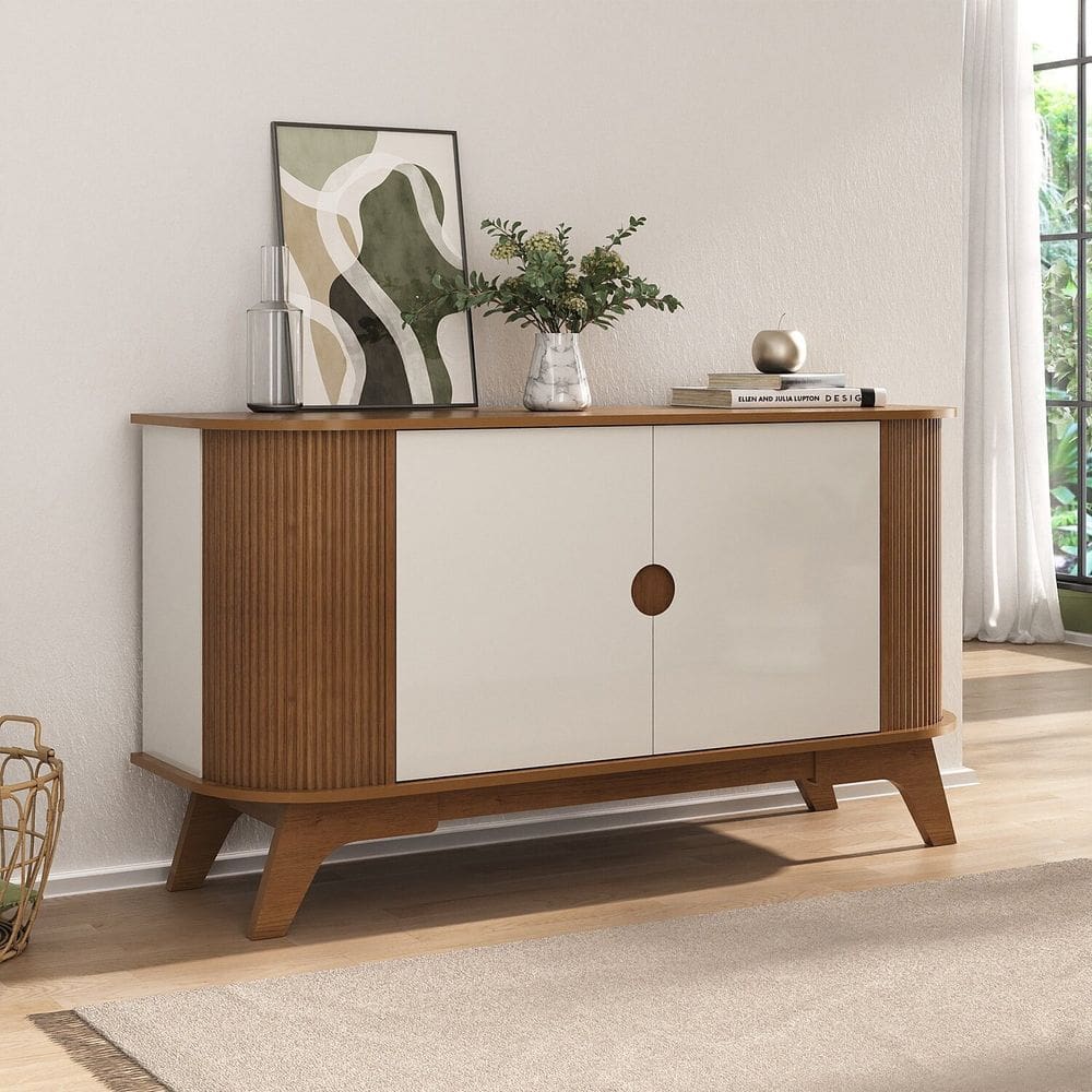 Buffet Aparador para Sala de Estar Vivaldi Off White