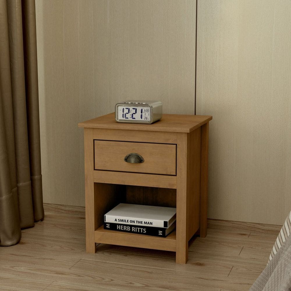 Mesa de Cabeceira 1 Gaveta da Linha Topazio Freijó