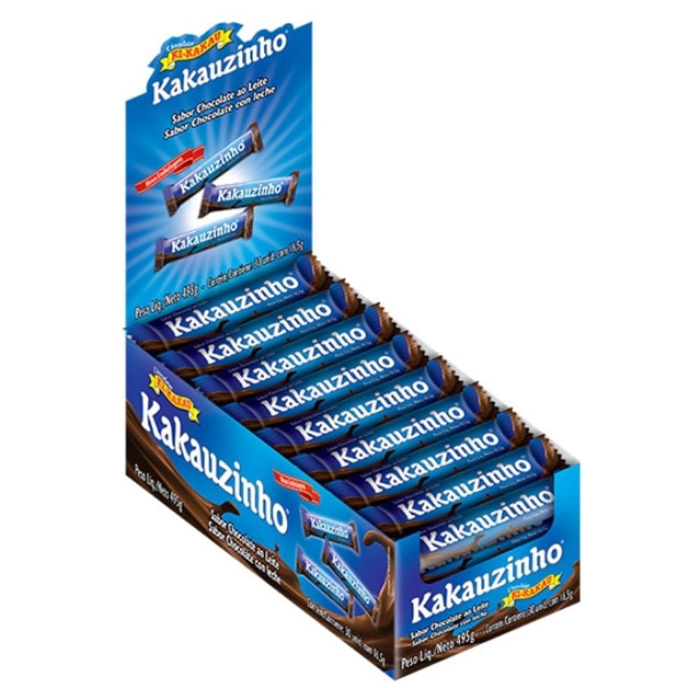 Chocolate Kakauzinho Ao Leite 30 Un 495Gr
