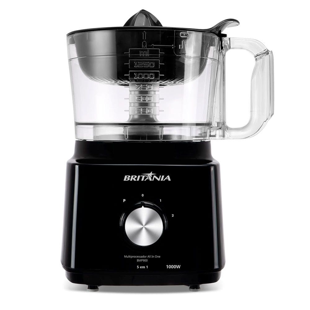Multiprocessador de Alimentos BMP900P 2 Velocidades 1000W Britânia