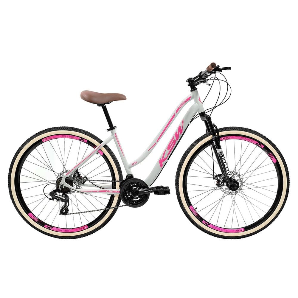 Bicicleta Feminina 29 KSW Sunny 24V Shimano Freio Hidráulico