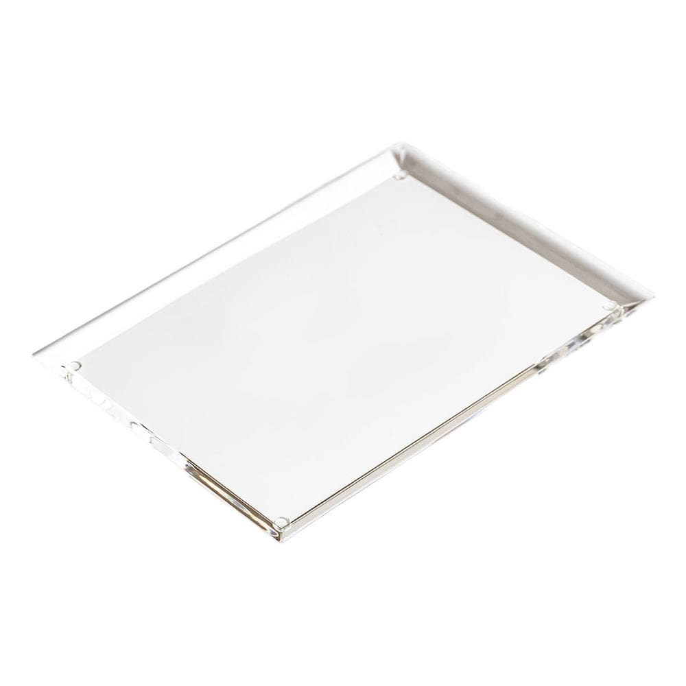 Bandeja de Acrílico Hara Transparente Diamantada 30x20 cm