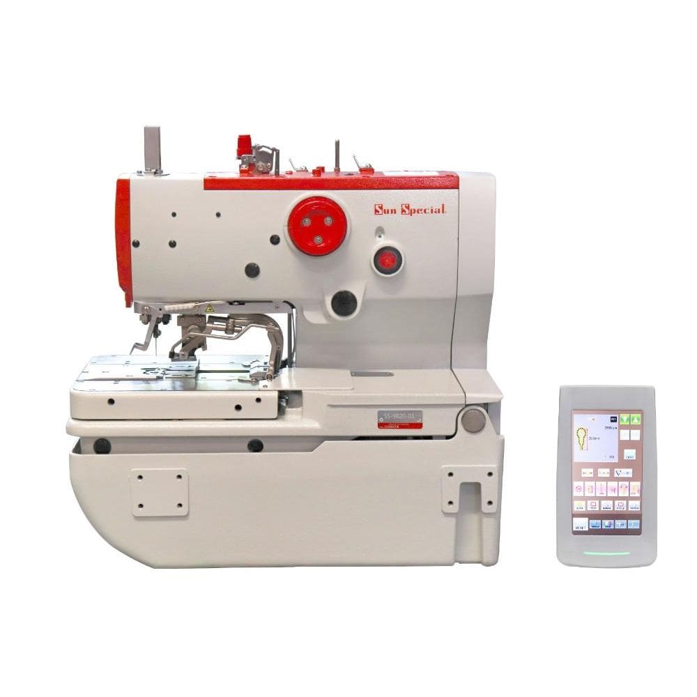 Máquina Costura Industrial Caseadeira de OlhoEletrônica SS9820-02 Painel Touch - Sun Special