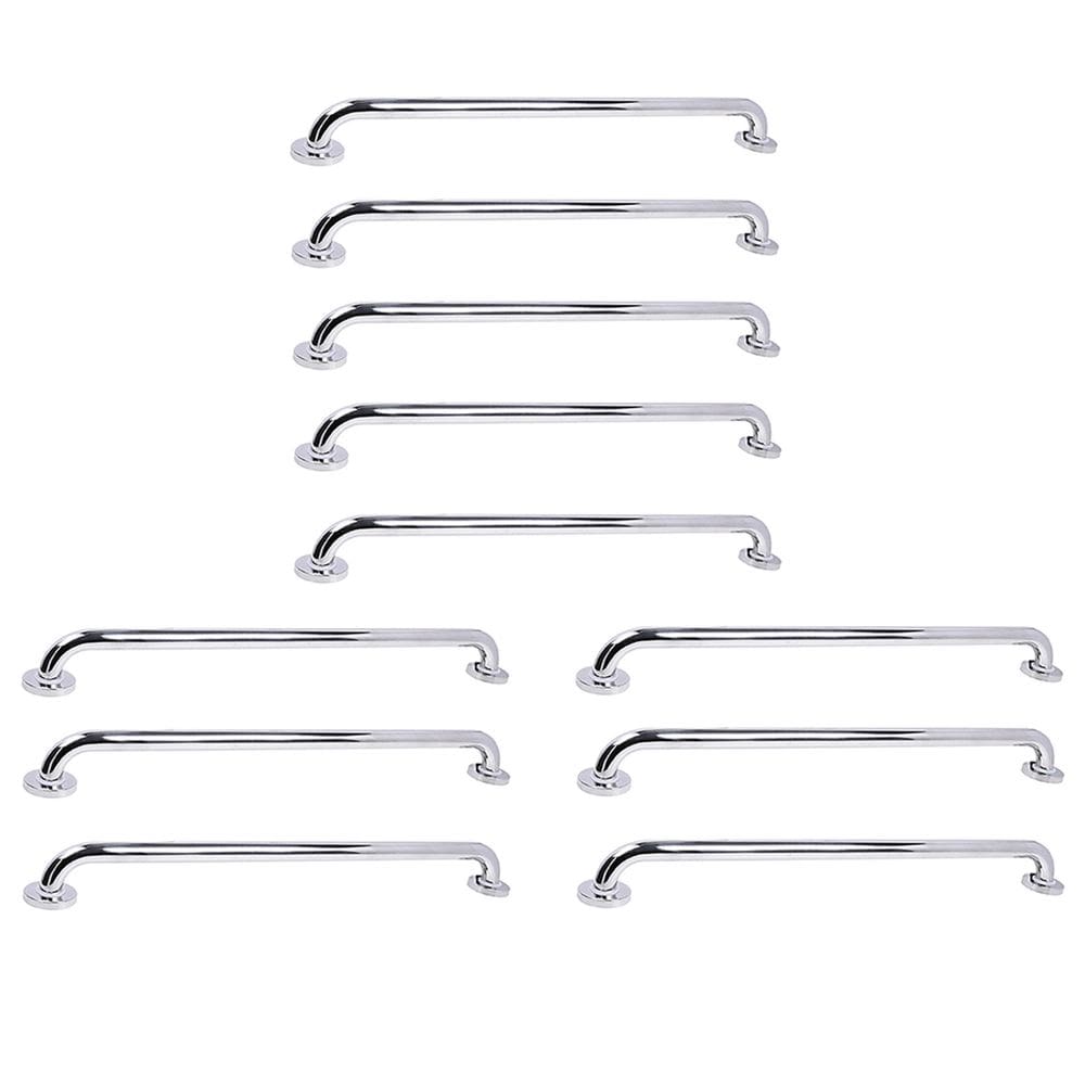 Barra de Apoio 70cm Kit 11 Unidades Banheiro Box Idoso Gestante Criança Corrimao Varanda Suporte Segurança Proteçao