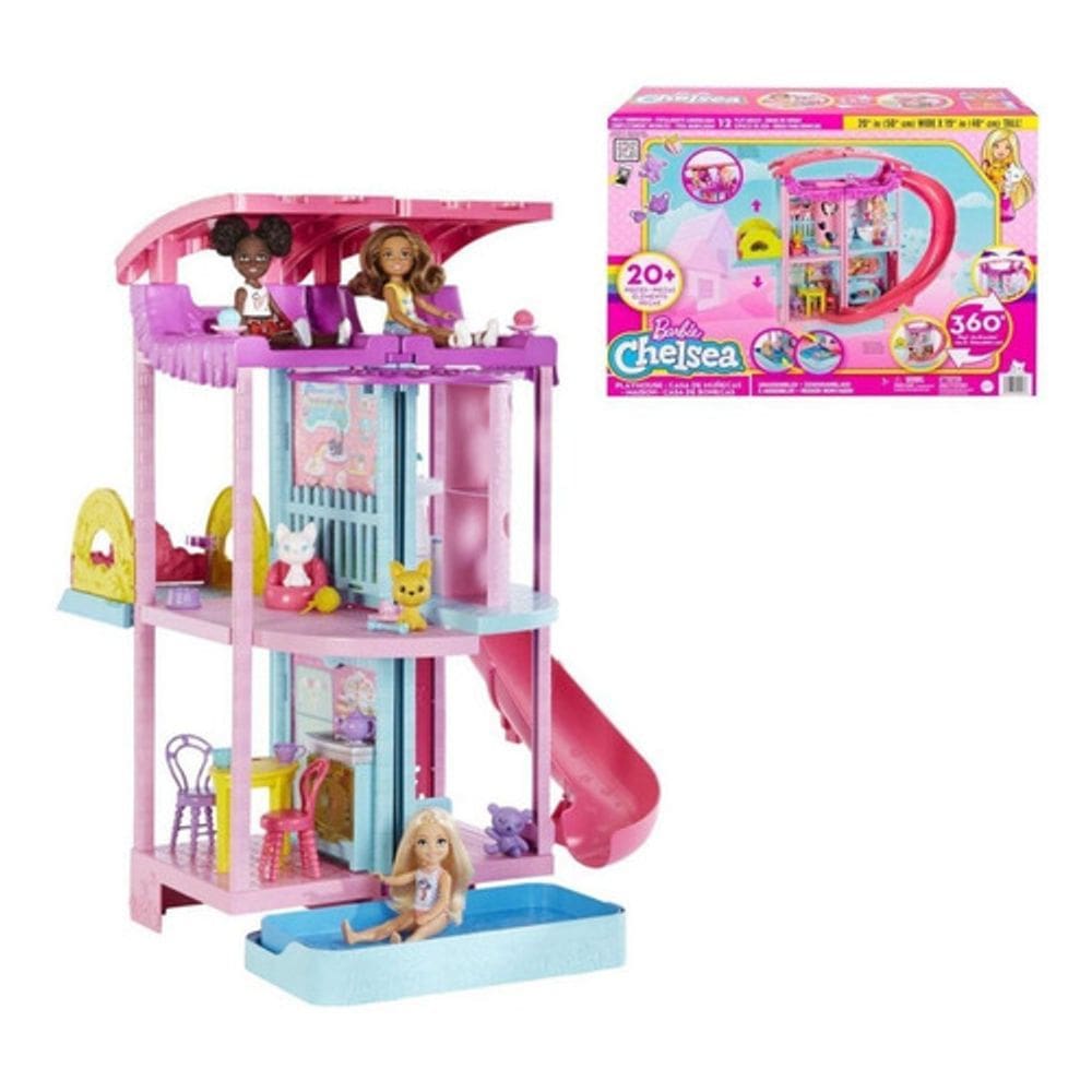 Barbie Chelsea Playset Casa De Bonecas 360 3+ Hck77 Mattel