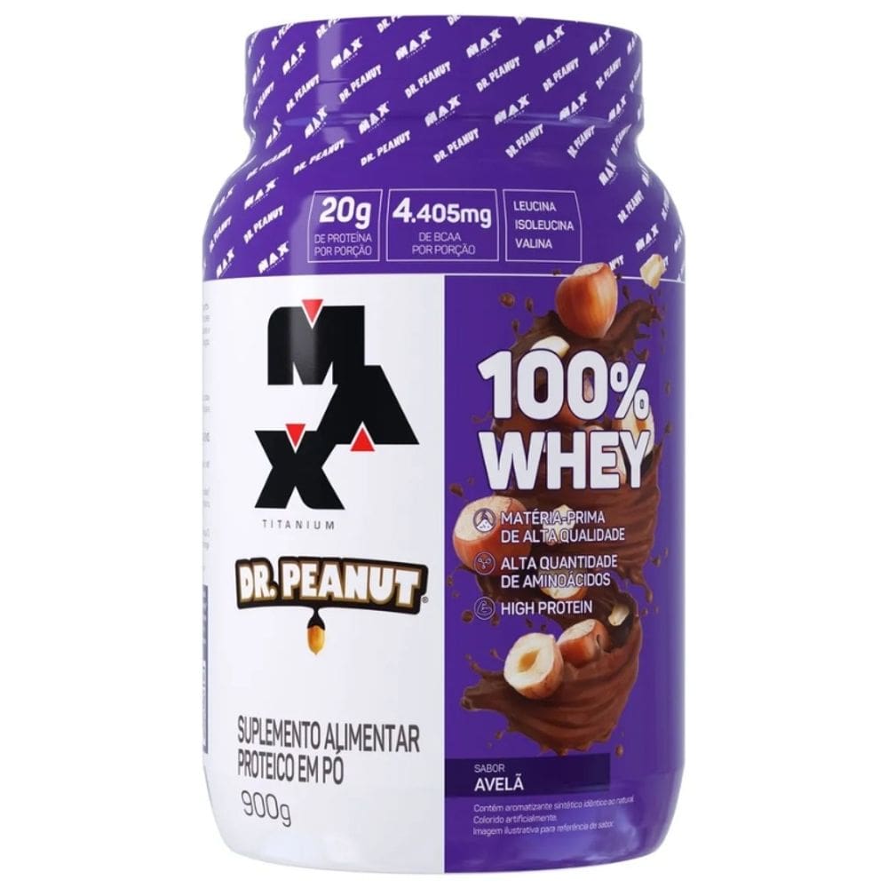100% Whey Dr. Peanut (900g) - Max Titanium