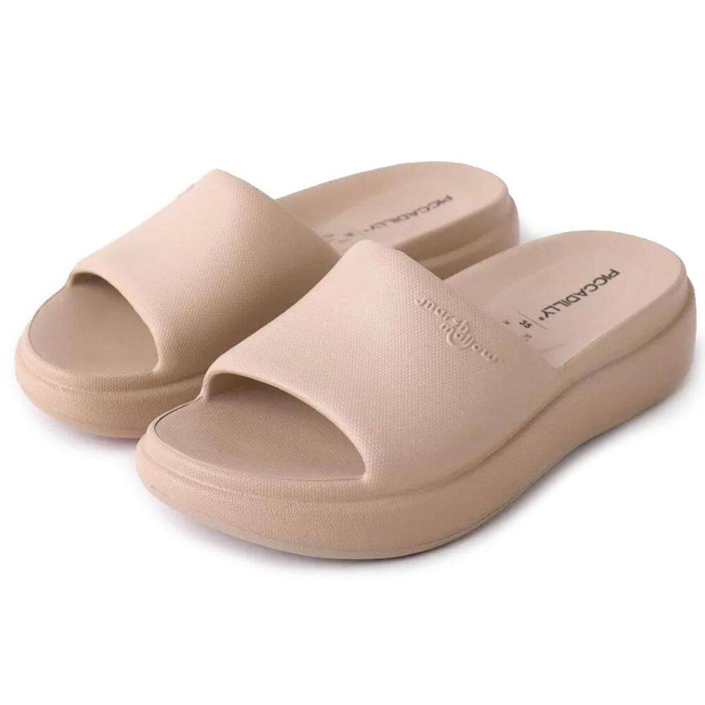 Tamanco Piccadilly Fun Marshmallow Feminino - Nude