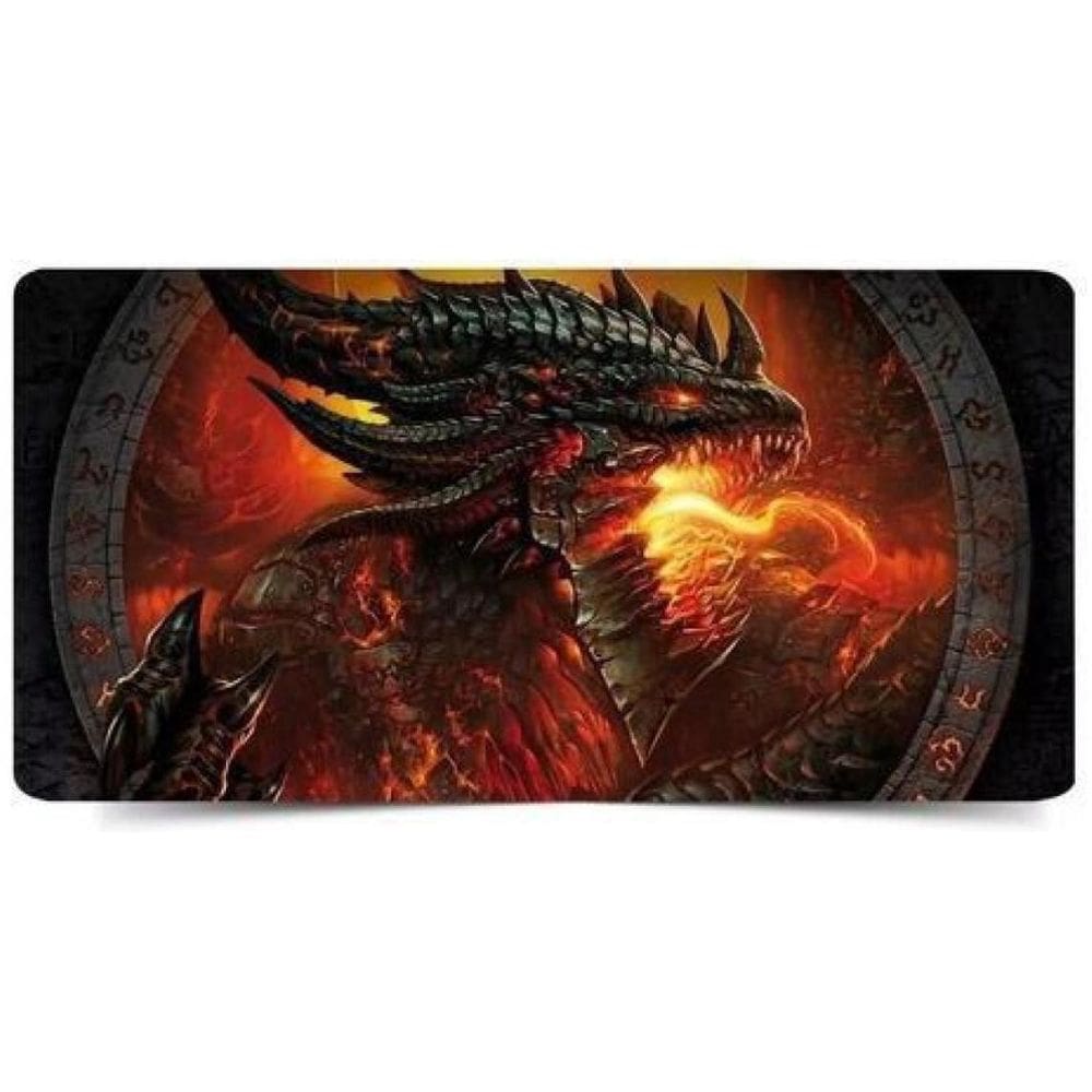 Mouse Pad Gamer 700 X 350  Dragão De Fogo