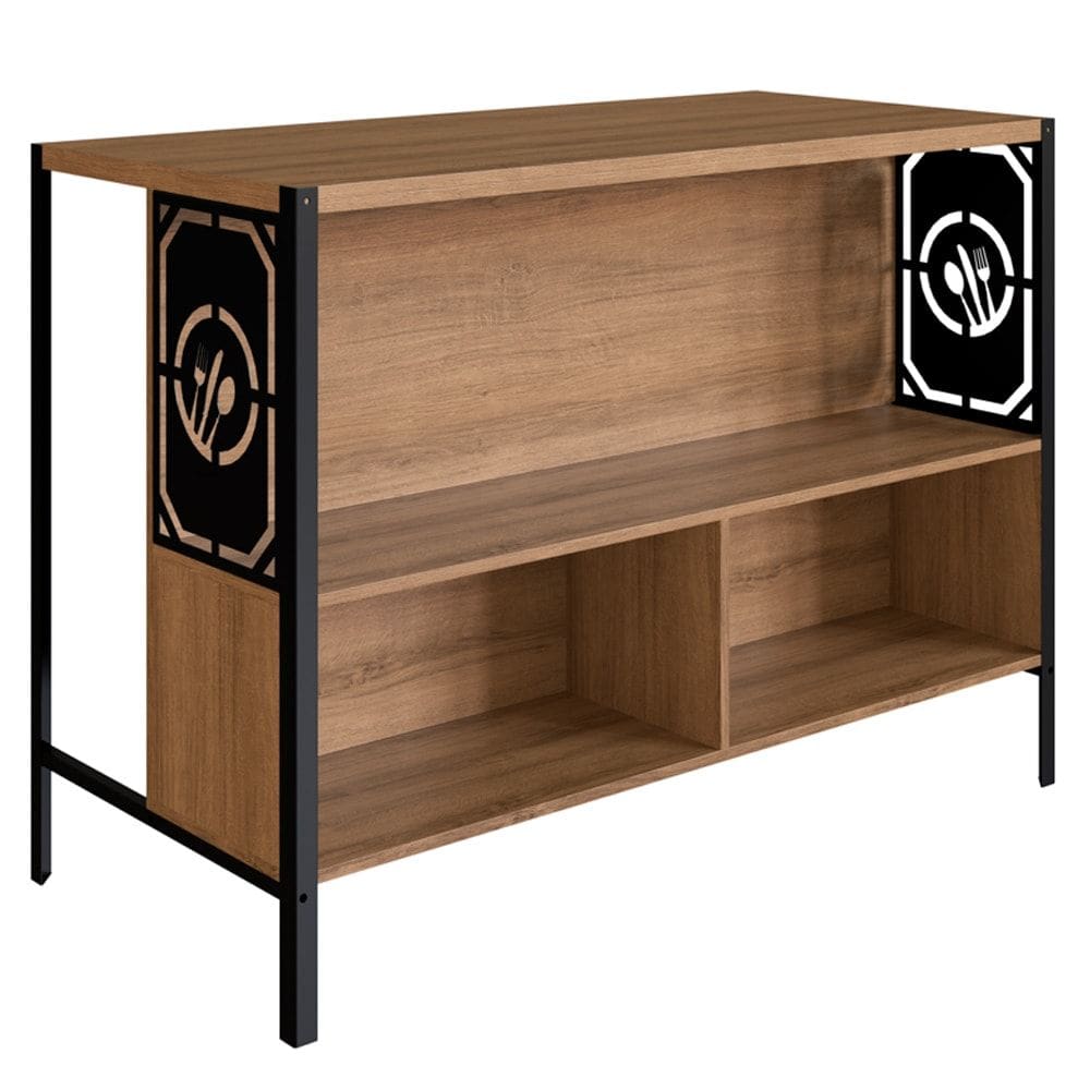 Mesa Bancada Ilha Gourmet 127cm P1034 Mell PP Milani Store