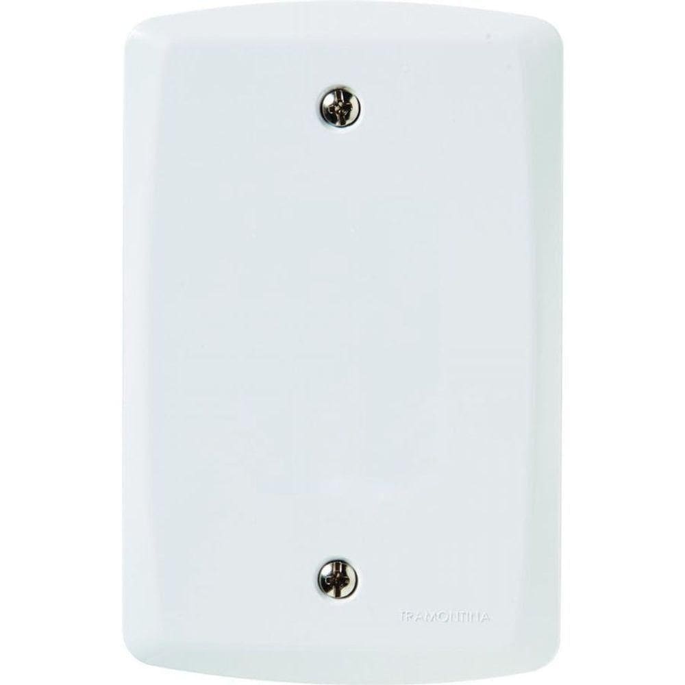 Placa Cega Lux² 4 X 2 Branca - Tramontina