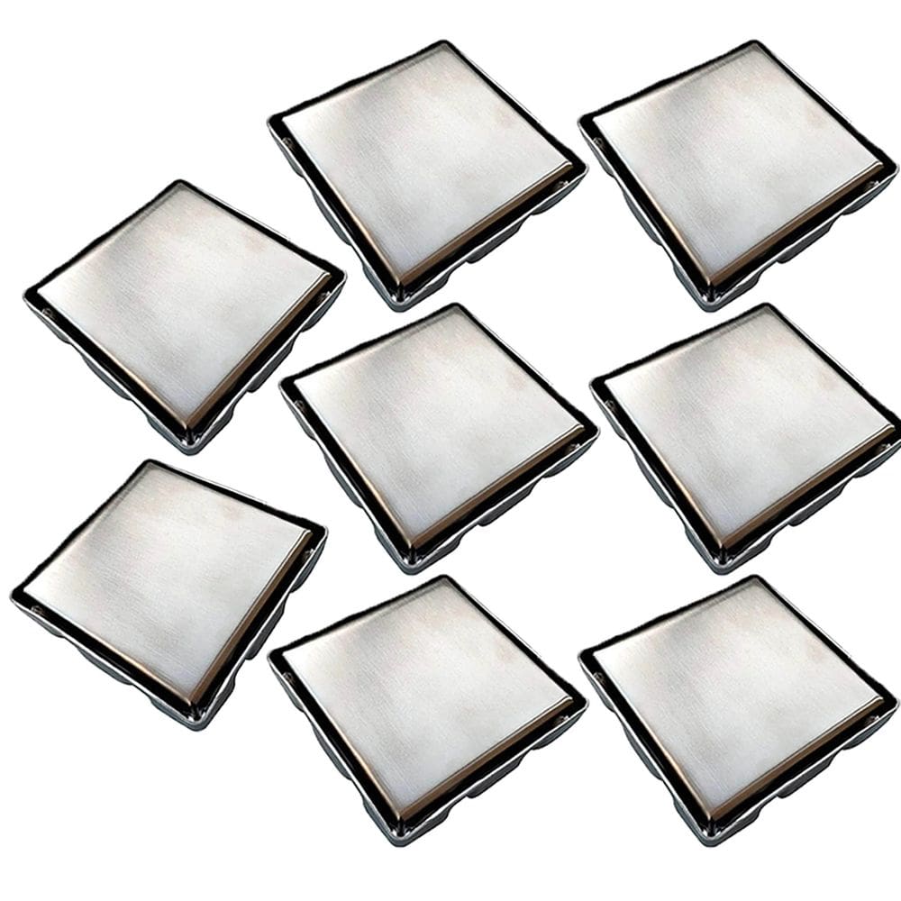 Ralo Oculto Invisivel 15X15 Discreto Anti Odor Kit 7 Uni Box Lavanderia Banheiro